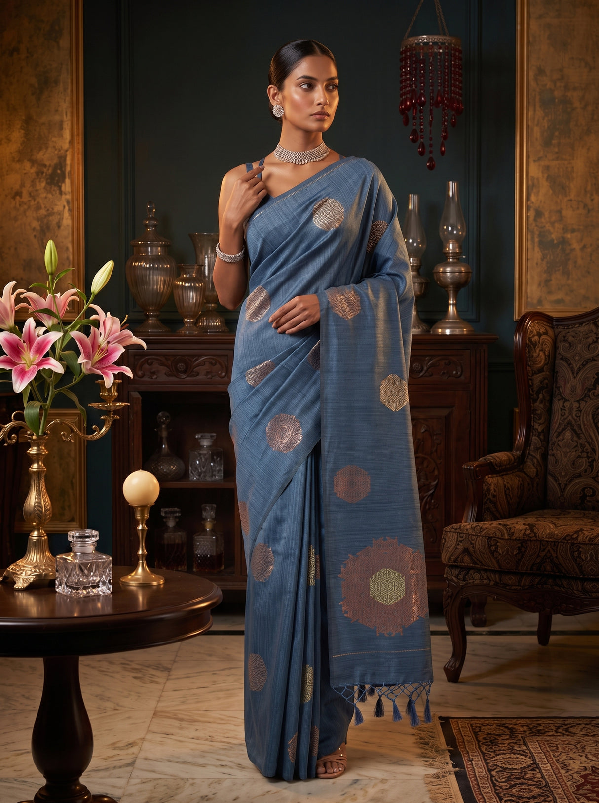 MIMOSA Saree Saree — pose 5 styling detail