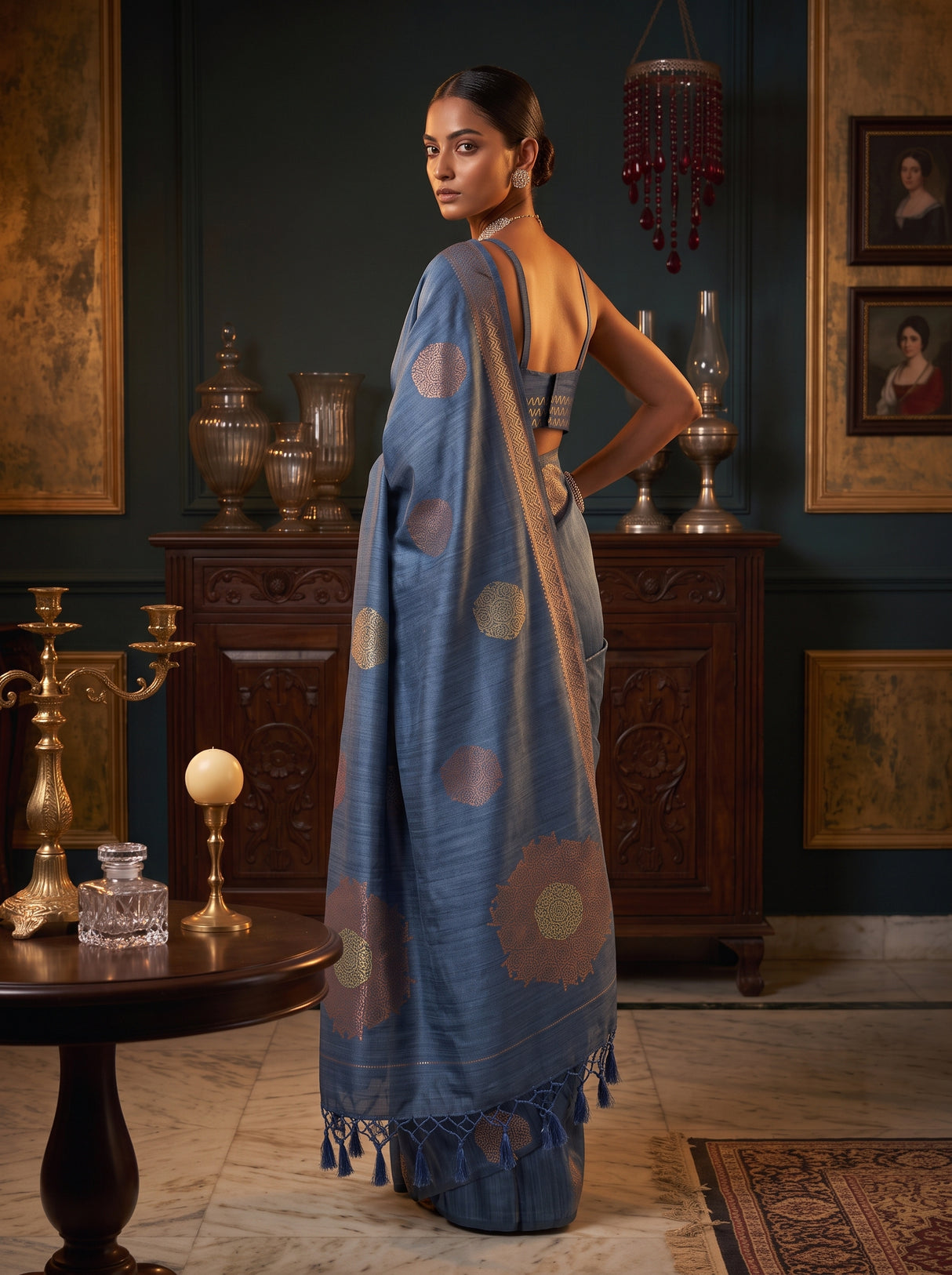MIMOSA Saree Saree — pose 7 styling detail