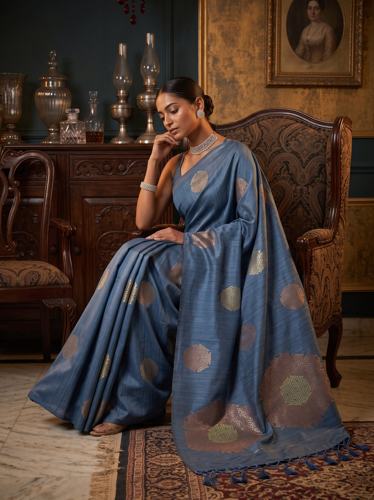 MIMOSA Saree Saree — pose 8 styling detail