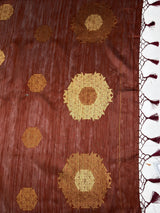 MIMOSA Saree Saree — pallu and zari work detail