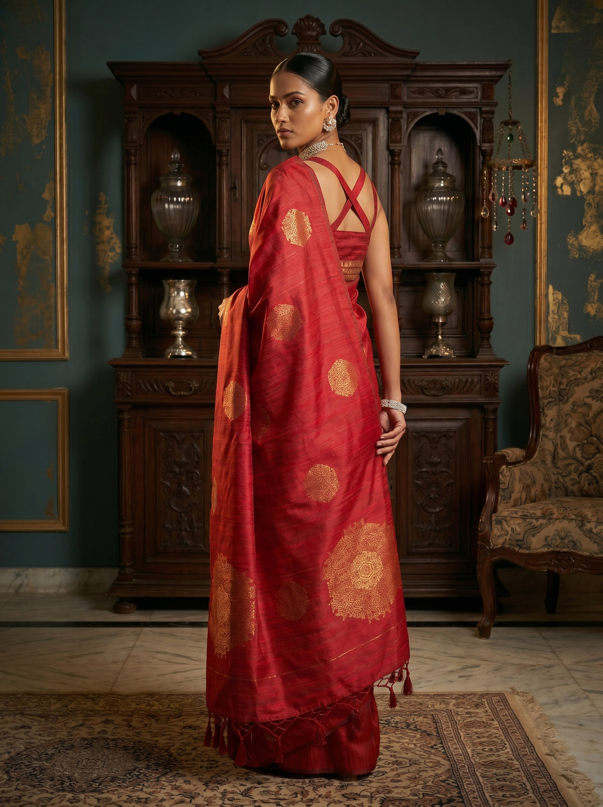 MIMOSA Saree Saree — pose 7 styling detail