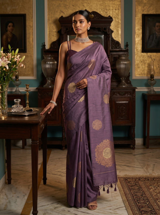 MIMOSA Saree Saree — front view on mannequin