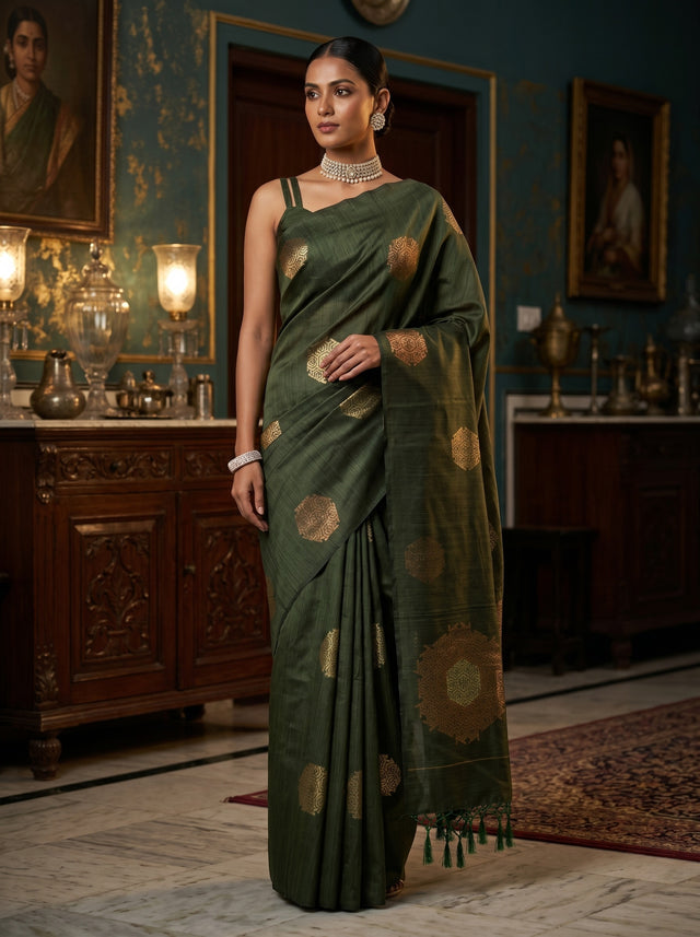 MIMOSA Saree Saree — front view on mannequin