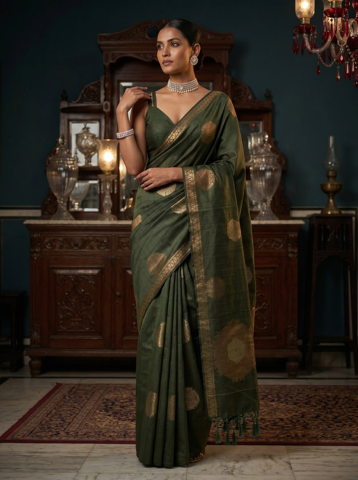 MIMOSA Saree Saree — pose 5 styling detail