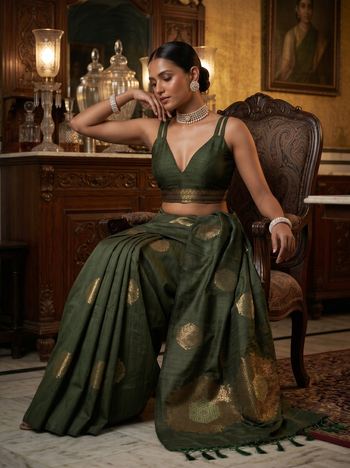 MIMOSA Saree Saree — pose 8 styling detail