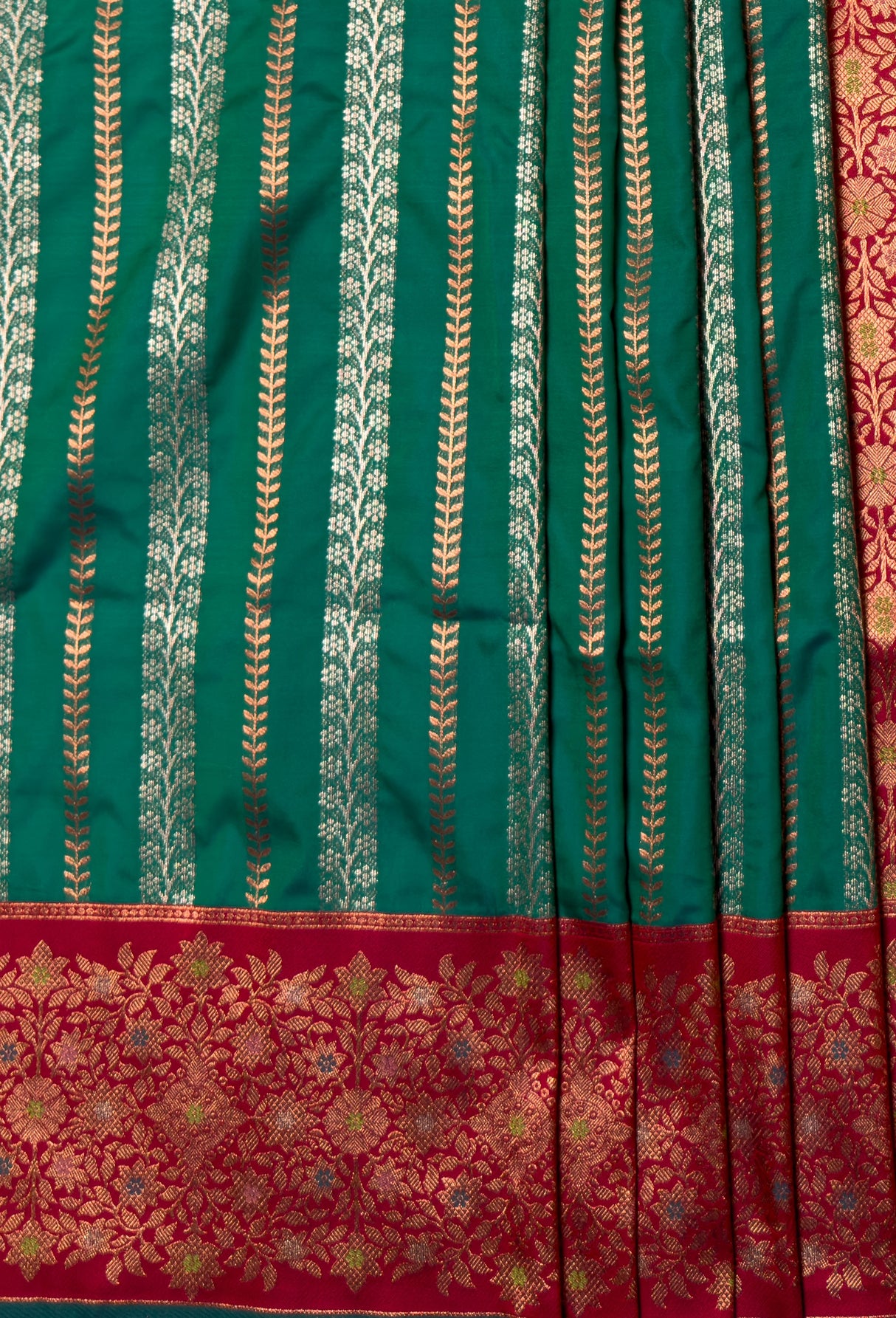 MIMOSA Rama Kanjivaram Art Silk Saree — fleets shot full lifestyle