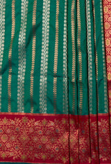 MIMOSA Rama Kanjivaram Art Silk Saree — fleets shot full lifestyle