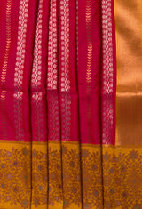 MIMOSA Rani Kanjivaram Art Silk Saree — fleets shot full lifestyle