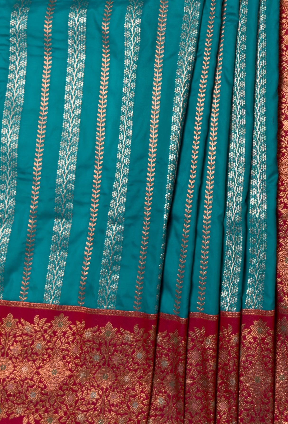 MIMOSA Saffire Kanjivaram Art Silk Saree — fleets shot full lifestyle