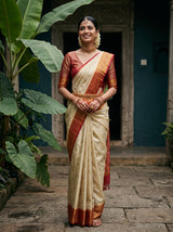 MIMOSA Saree Saree — front view on mannequin