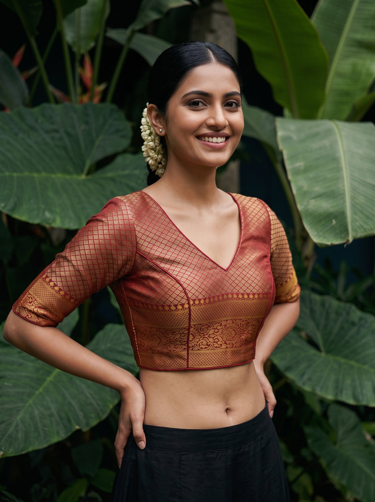 MIMOSA Saree Saree — blouse close-up