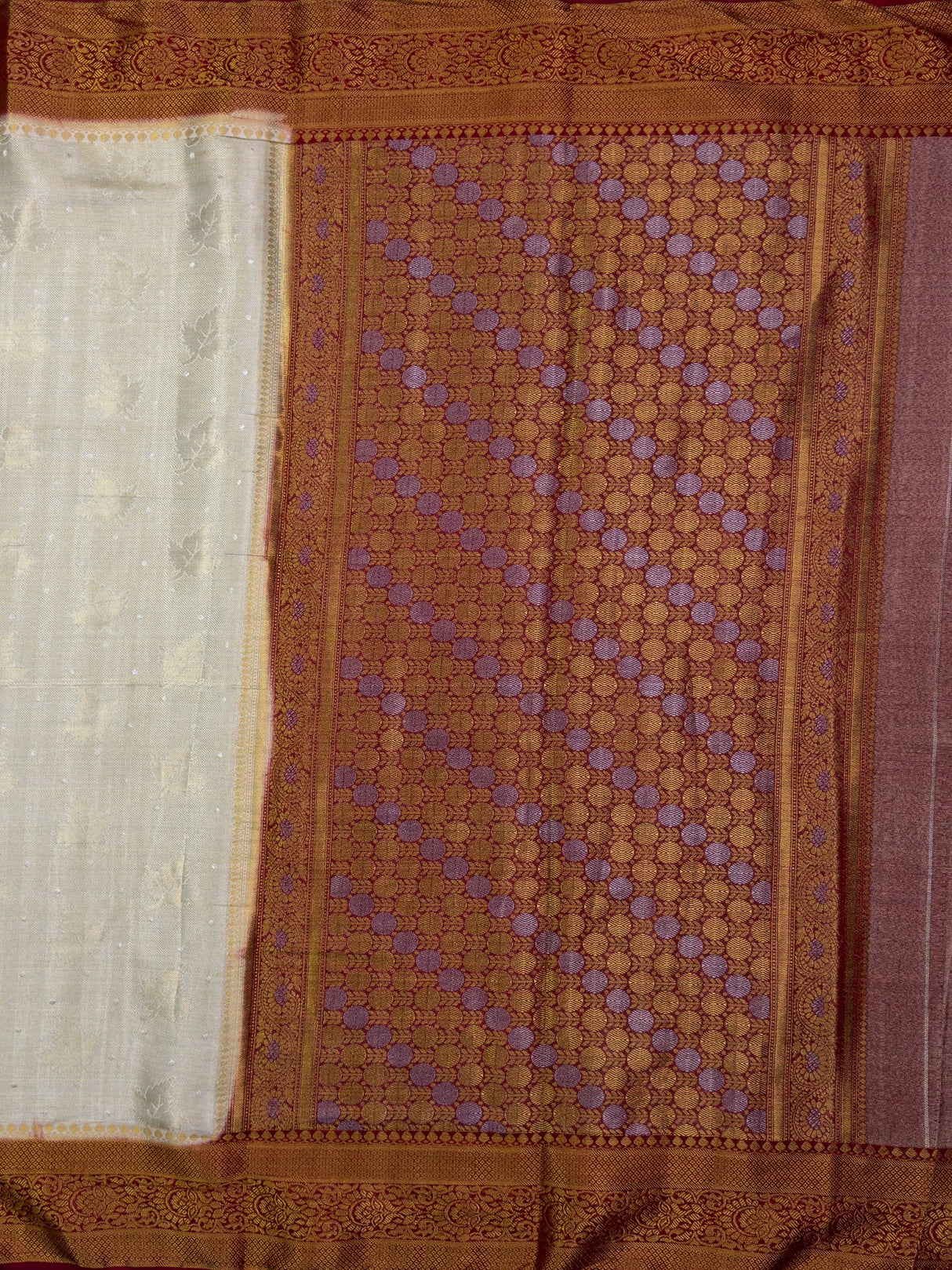 MIMOSA Saree Saree — pallu and zari work detail