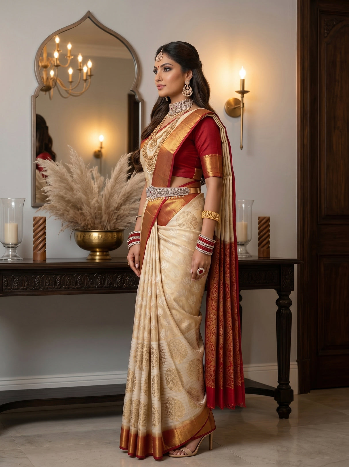 MIMOSA Saree Saree — pose 3 styling detail