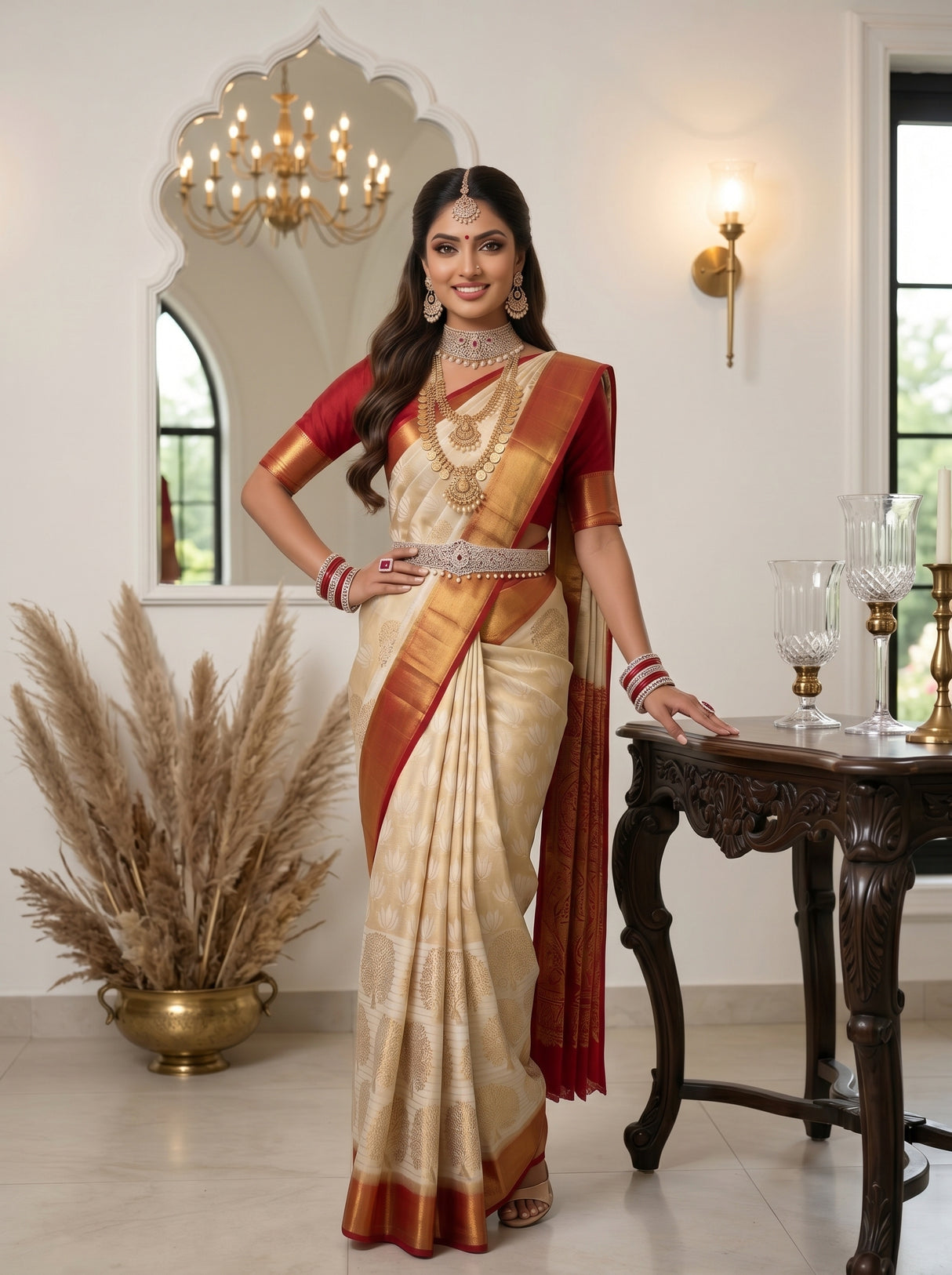 MIMOSA Saree Saree — pose 4 styling detail