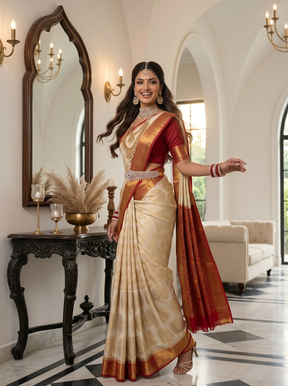 MIMOSA Saree Saree — pose 9 styling detail