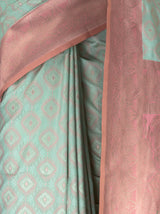 MIMOSA Rama Kanjivaram Art Silk Saree — fleets shot full lifestyle
