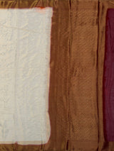 MIMOSA White Banarasi Saree — pallu and zari work detail