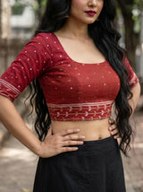 MIMOSA Saree Saree — blouse close-up