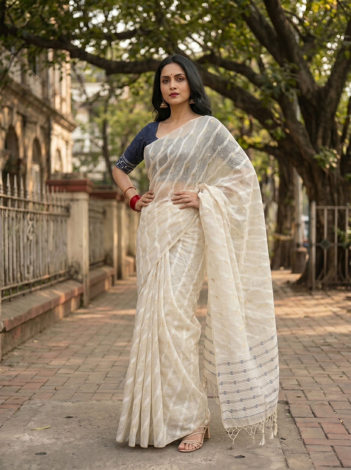 MIMOSA Saree Saree — pose 5 styling detail