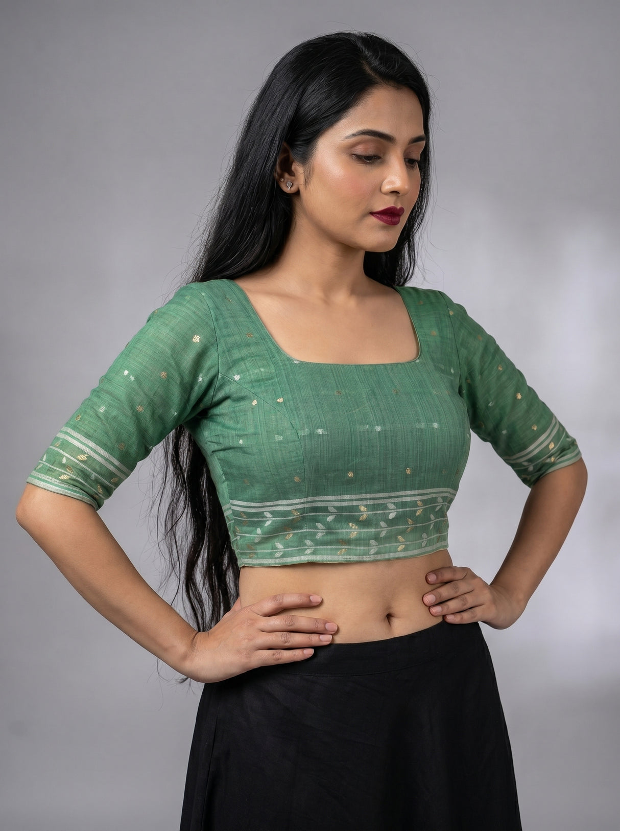 MIMOSA Saree Saree — blouse close-up