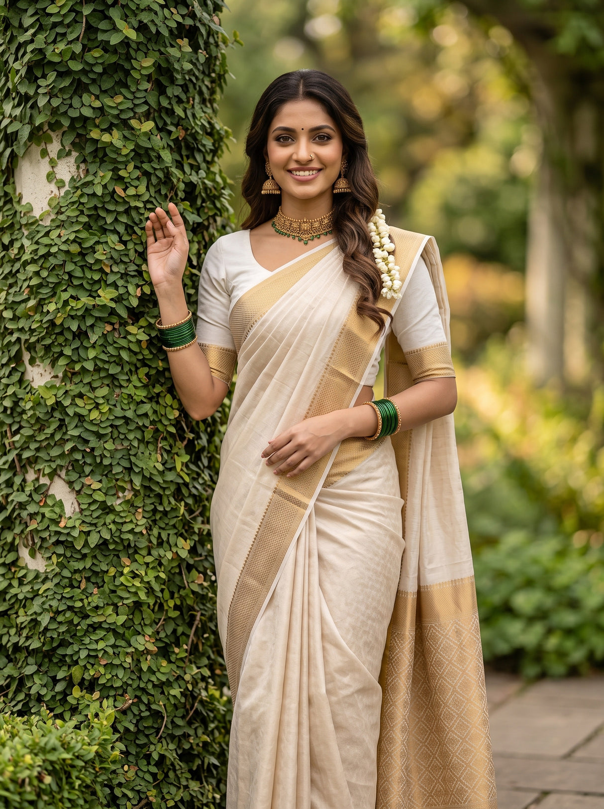 MIMOSA Saree Saree — pose 10 styling detail