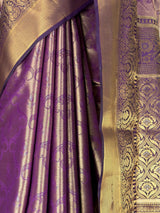MIMOSA Magenta Kanjivaram Art Silk Saree — fleets shot full lifestyle