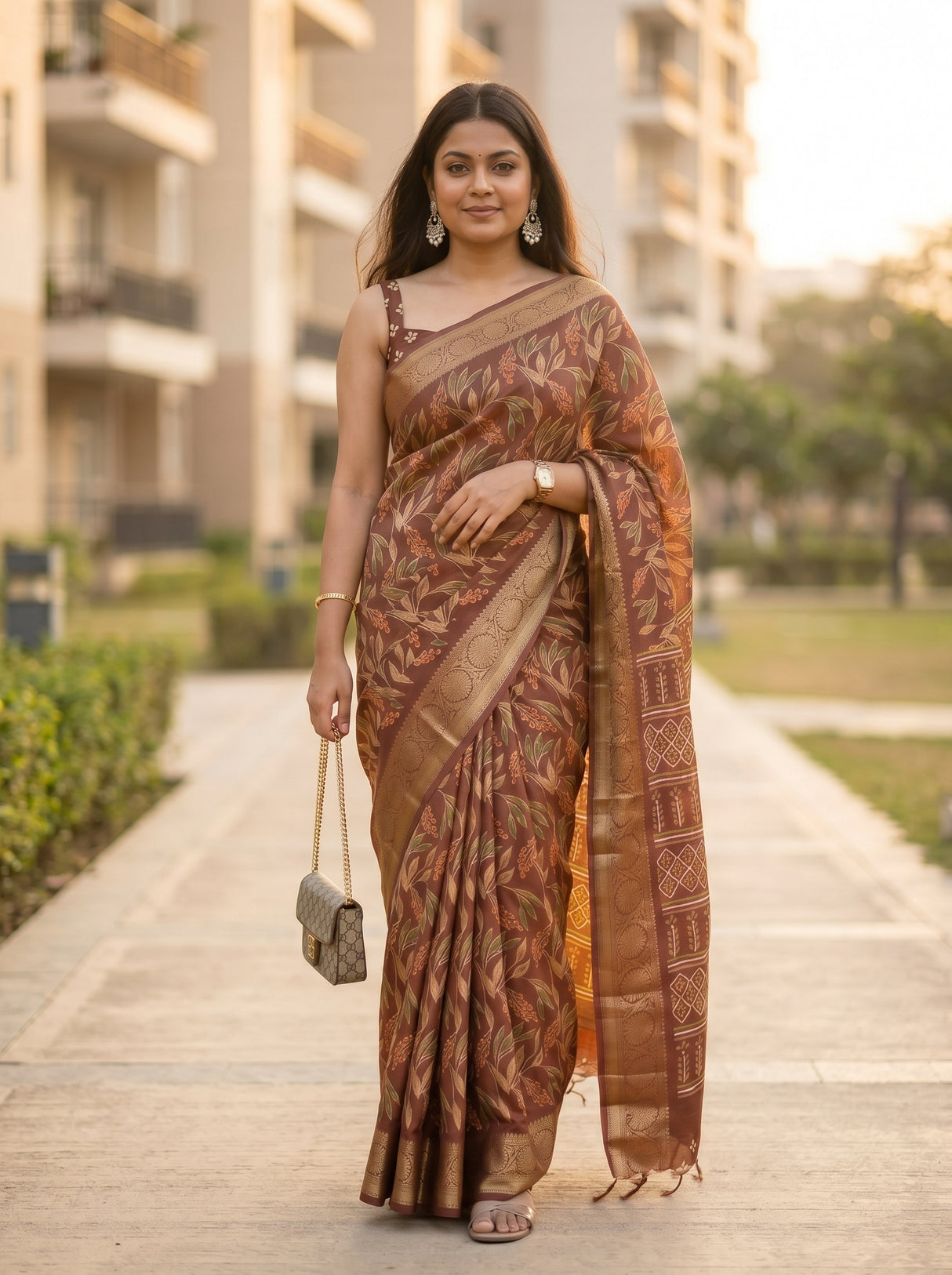 MIMOSA Saree Saree — pose 6 styling detail
