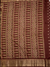 MIMOSA Saree Saree — pallu and zari work detail