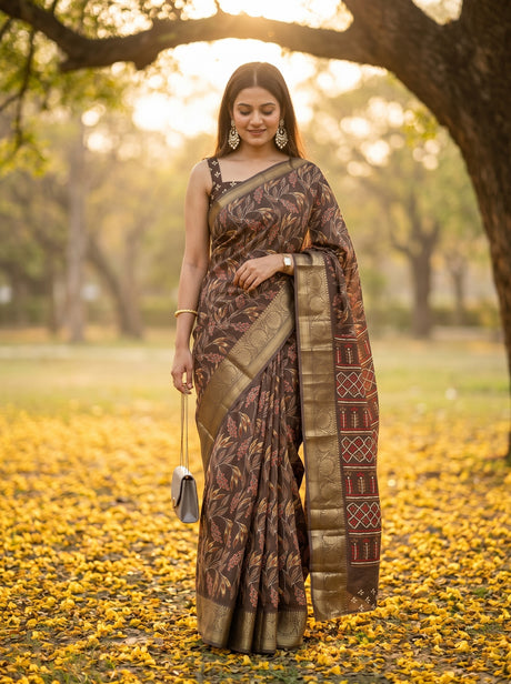 MIMOSA Saree Saree — front view on mannequin