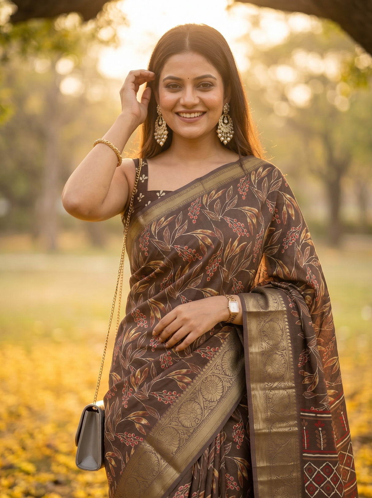 MIMOSA Saree Saree — pose 10 styling detail