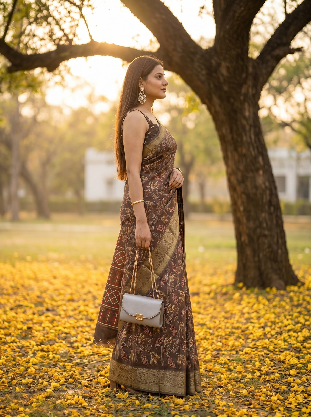 MIMOSA Saree Saree — pose 3 styling detail