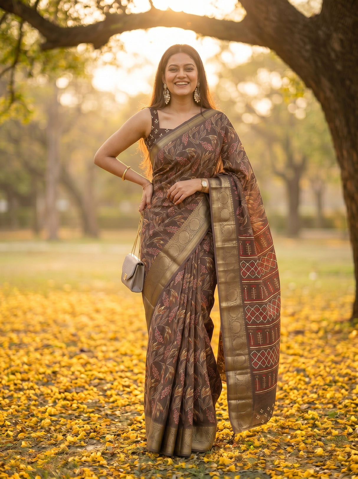 MIMOSA Saree Saree — pose 4 styling detail