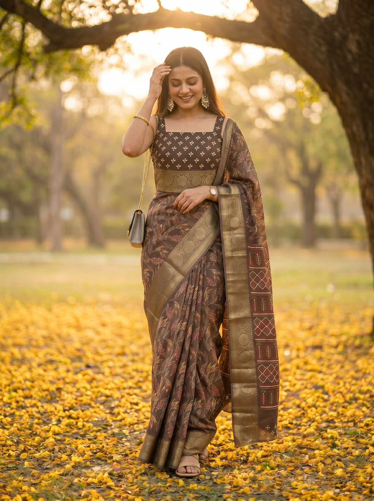 MIMOSA Saree Saree — pose 6 styling detail