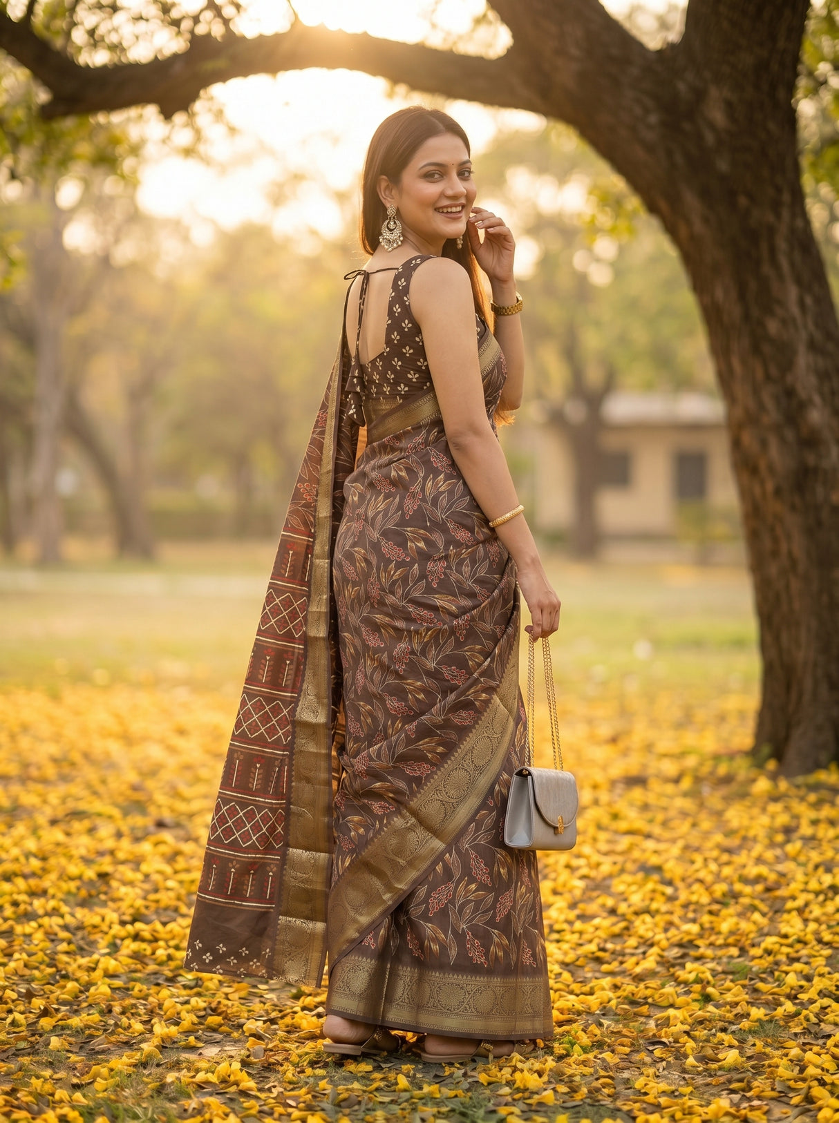MIMOSA Saree Saree — pose 7 styling detail