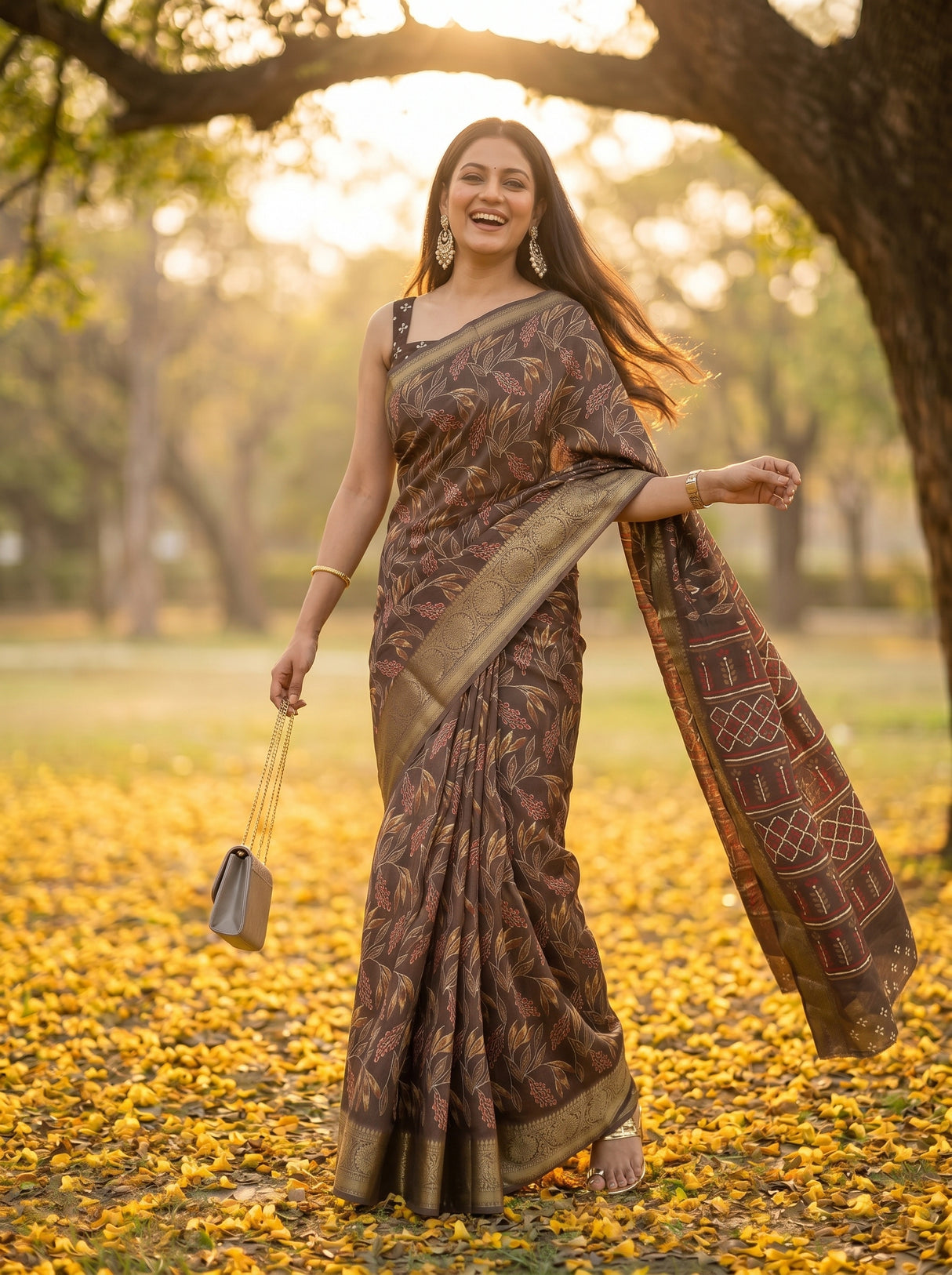 MIMOSA Saree Saree — pose 9 styling detail