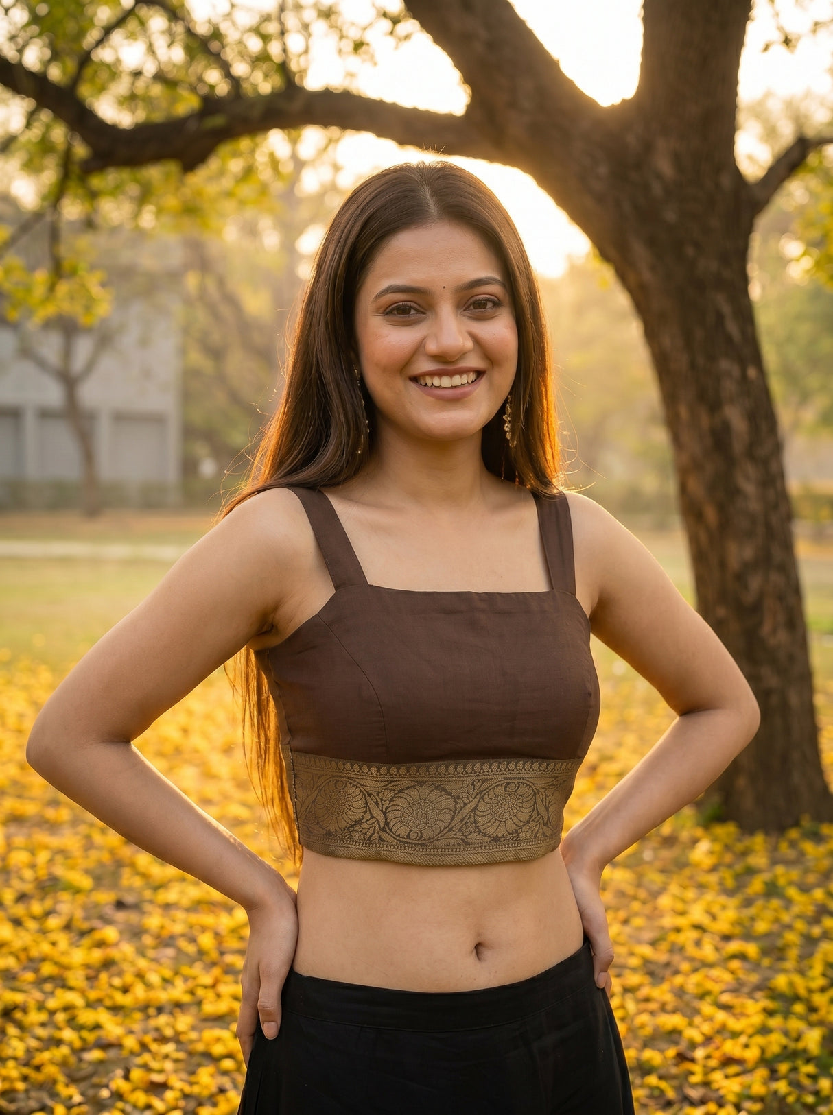 MIMOSA Saree Saree — blouse close-up