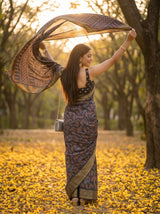 MIMOSA Saree Saree — pose 2 styling detail
