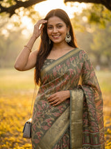 MIMOSA Saree Saree — pose 10 styling detail
