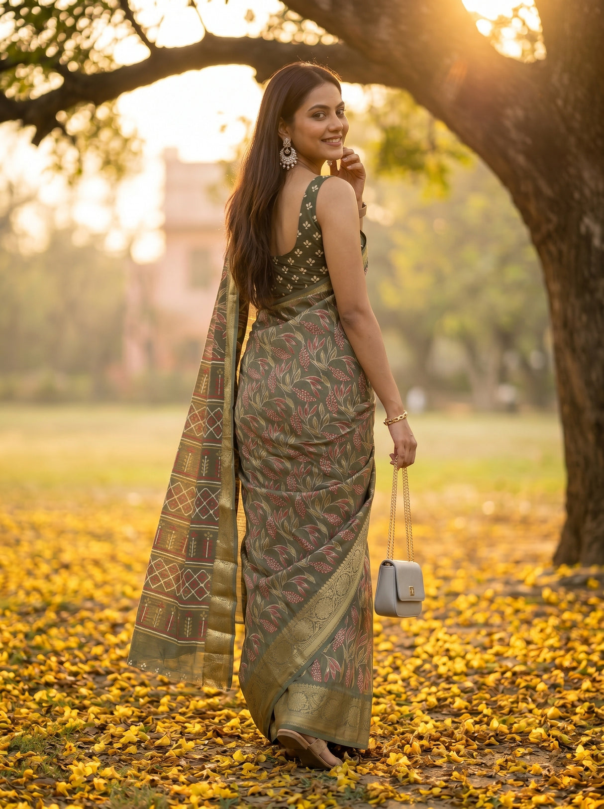 MIMOSA Saree Saree — pose 7 styling detail
