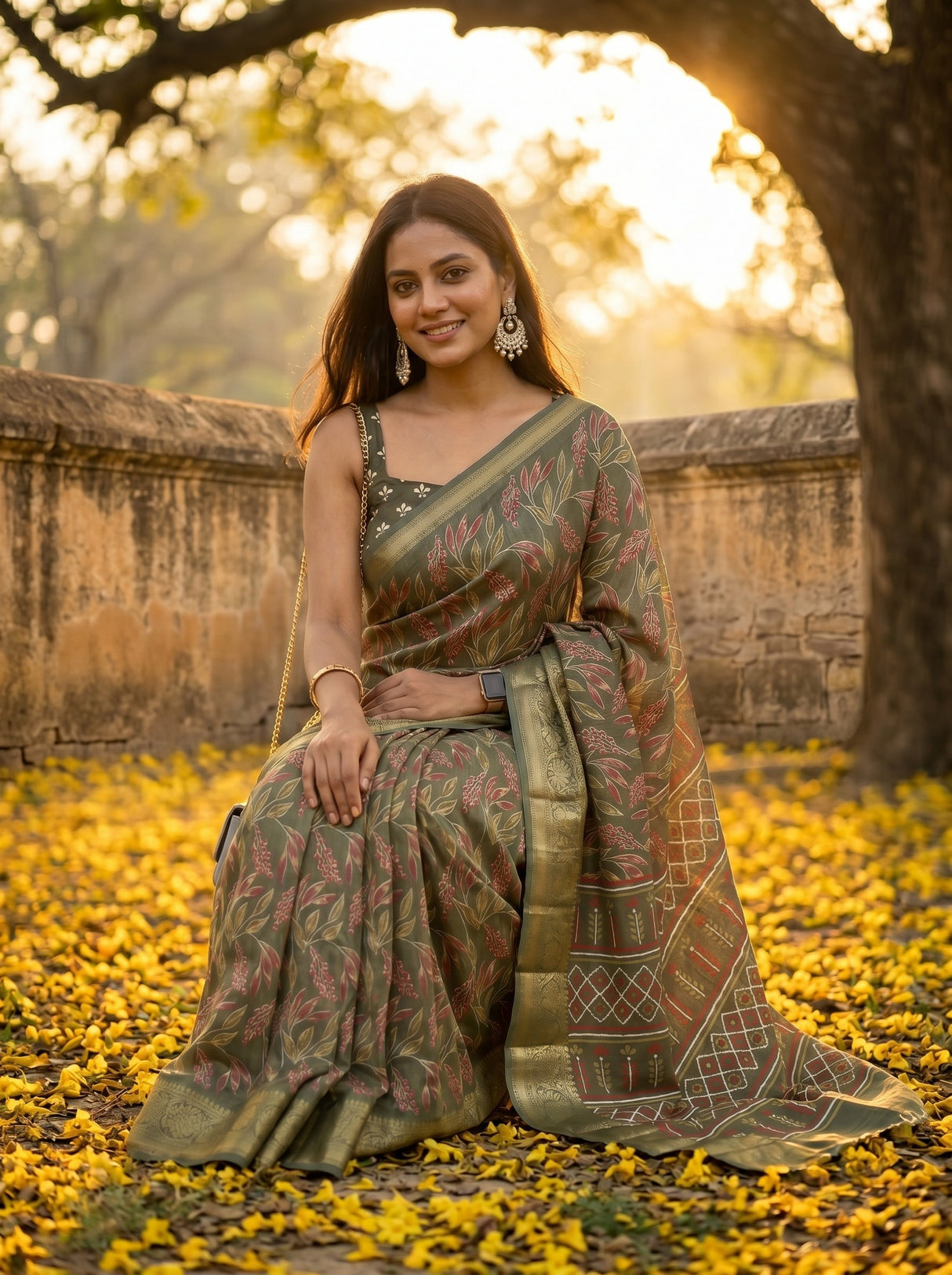 MIMOSA Saree Saree — pose 8 styling detail