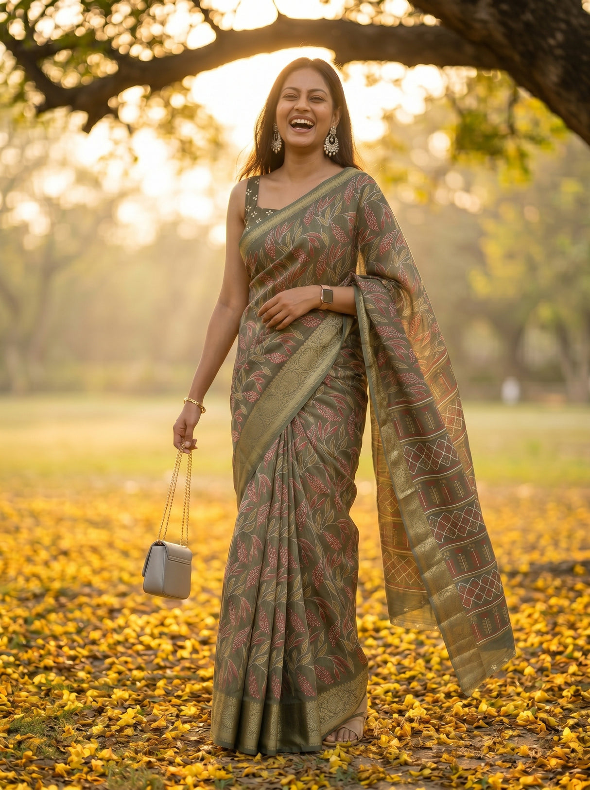 MIMOSA Saree Saree — pose 9 styling detail