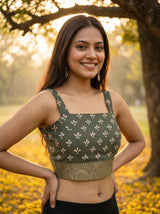 MIMOSA Saree Saree — blouse close-up