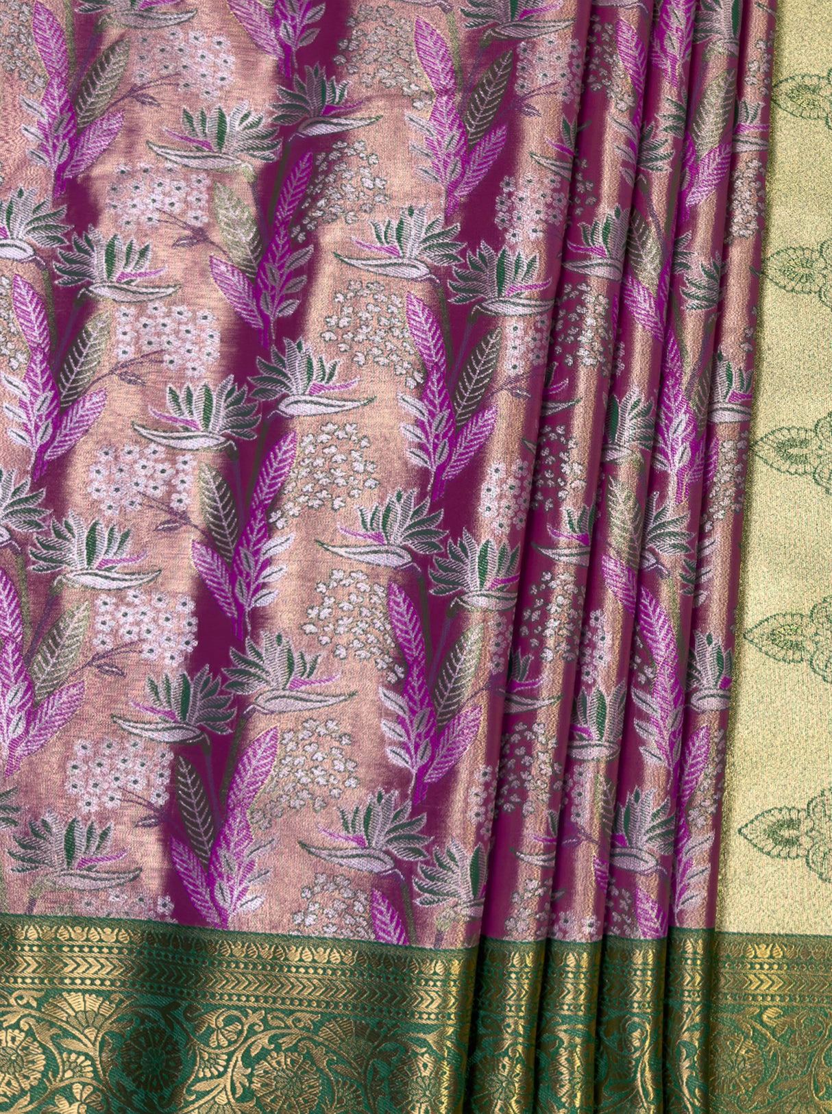 MIMOSA Rani Kanjivaram Art Silk Saree — fleets shot full lifestyle