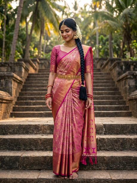 Gajari  Saree