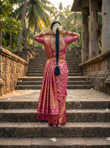 MIMOSA Gajari Saree Saree — pose 2 styling detail