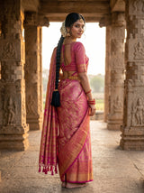 MIMOSA Gajari Saree Saree — pose 7 styling detail