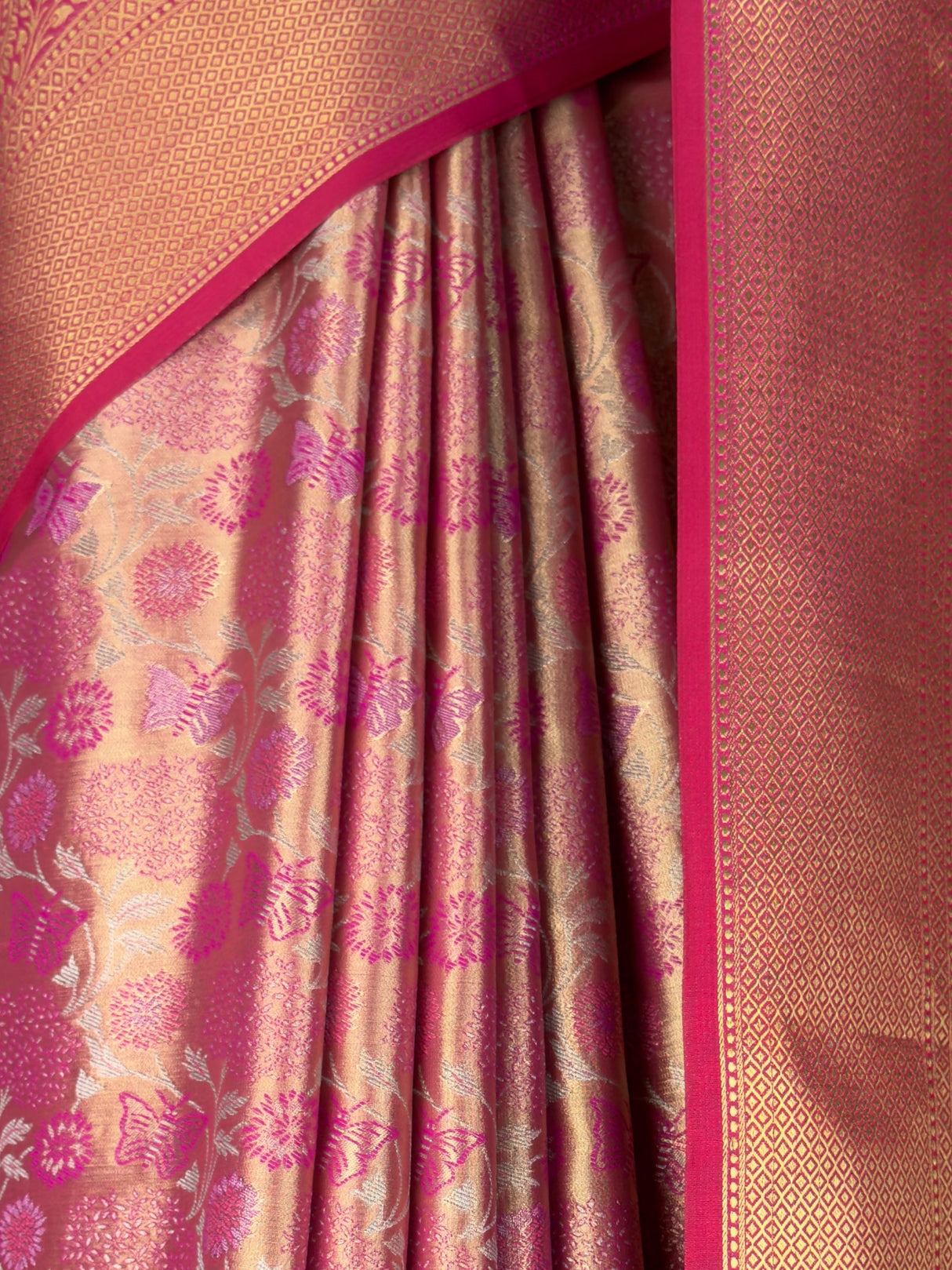 MIMOSA Gajari Saree Saree — fleets shot full lifestyle