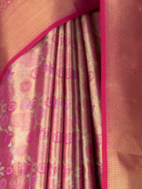 MIMOSA Gajari Saree Saree — fleets shot full lifestyle