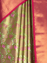 MIMOSA Olive Saree Saree — fleets shot full lifestyle