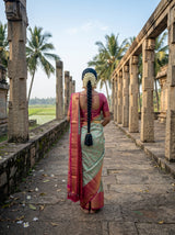 MIMOSA Rama Saree Saree — pose 2 styling detail